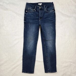 Good American Good Legs Straight Jeans Women's Size 2/26 • GS014T Indigo271